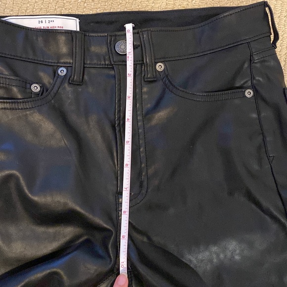 Gap Vintage Slim High Rise (leather pants) - Picture 6 of 9